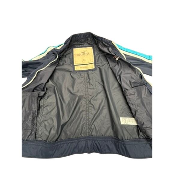 "HOLLISTER" Vintage Y2K Windbreaker Jacket SZ XL Men's Preppy Surfer Beachy - Picture 6 of 12